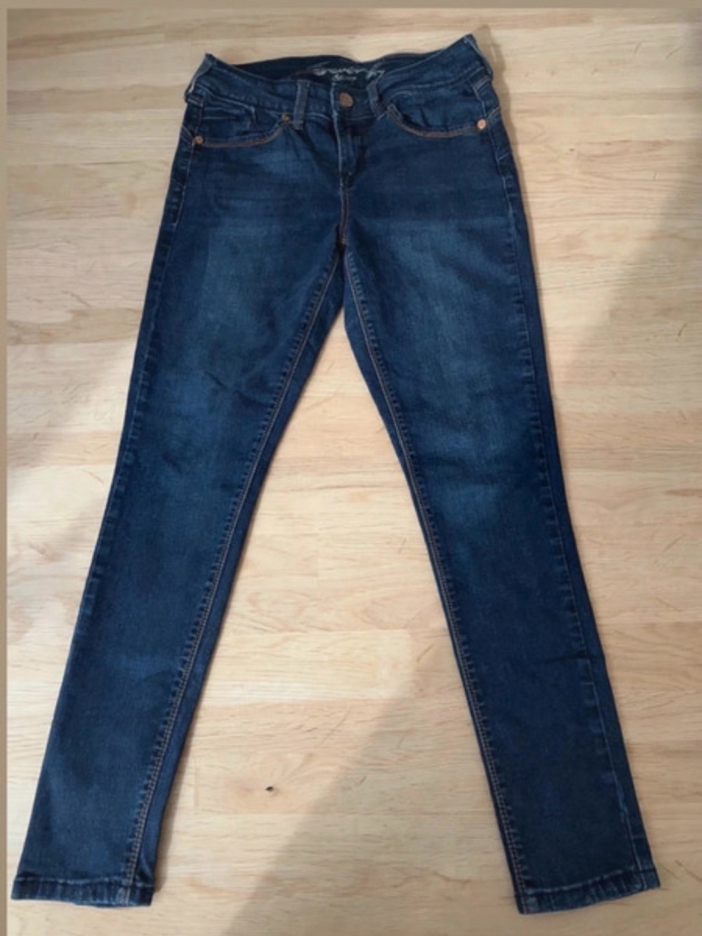 Seven7 Dark Blue Women's Skinny Jeans